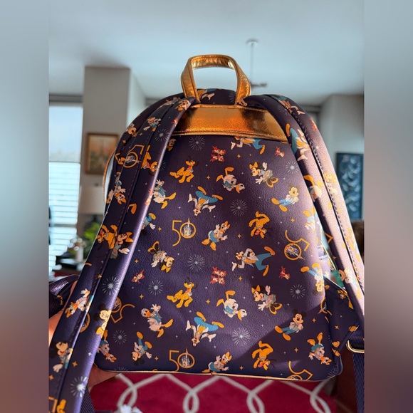 50th Anniversary Disney Parks Loungefly Backpack - Picture 3 of 7